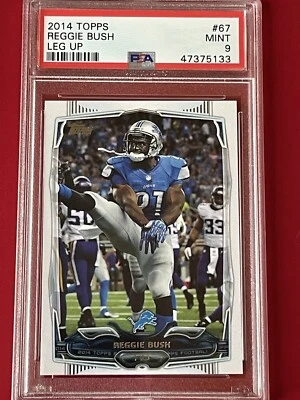 SSP Rare Variation 2014 Topps Reggie Bush PSA 9 Mint Lions Only Graded Copy! - Image 1 of 2