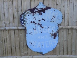Vintage Acorn Stoves and Heaters Metal Porcelain/ Enamel Sign - Picture 1 of 4