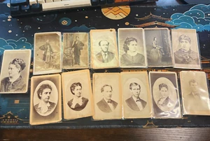13 fotos CDV antiguas, 12 ID’d – años 1870 Wes. Academia, brazo protésico, profesor - Imagen 1 de 11