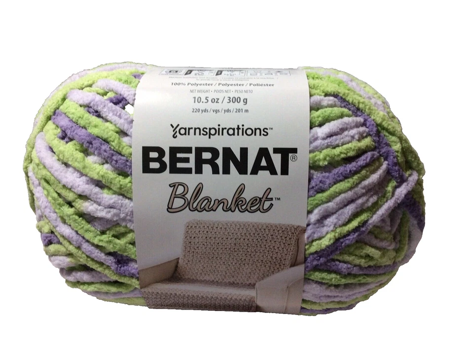 "Пряжа для одеял Bernat 10,5 унции ""Lilac Leaf""" - Изображение 1 из 1