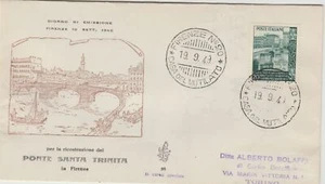 1949 FDC Venetia Italy N.35 Bridge Trinity Non Viaggiata MF52096 - Picture 1 of 1