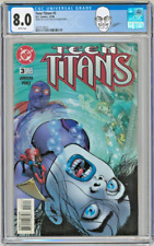 George Perez Pedigree Collection CGC 8.0 ~ Teen Titans 3 Pérez & Dan Jurgens Art