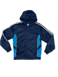 Nordictrack Hooded Full Zip Mens Athletic Sweater Size M Blue Long Sleeves - Bild 1 von 9