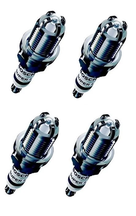 VAUXHALL ASTRA G MK4 GSi TURBO BOSCH SUPER 4 PERFORMANCE UPGRADE SPARK PLUGS SET - Image 1 of 1