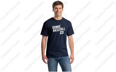 Don Mattingly Donnie Baseball New York Distressed Tee *NEW Cover