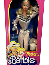 Western Barbie doll 1980 vintage Mattel 1757 - New In Box - Winks! 💋🐴🧲