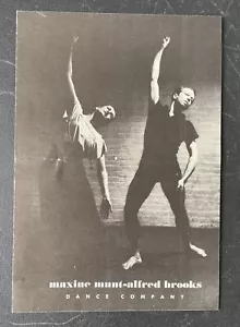 Folleto de colección Maxine Munt-Alfred Brooks Dance Company - Imagen 1 de 4