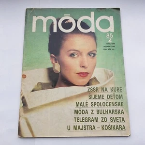 Moda 4/1985 sewing fashion magazine. Vintage patterns.  - Bild 1 von 9