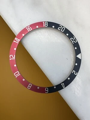 Nuevo Auténtico Tudor GMT Black Bay Bisel Inserto 39.5MM Exterior 32.8MM Interior Pepsi Foto 1 de 2