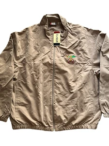 Tan 2X Light Weight Lined Jacket Shriner Sword Scimitar Masonic Freemason NEW! - Picture 1 of 4