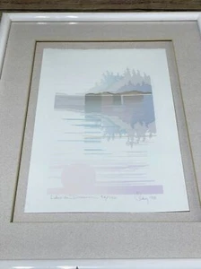 Sukey Forsman Lakeside Dreamer signiert 19878 nummeriert gerahmter Druck 52/750 - Bild 1 von 9