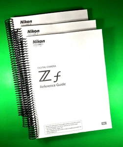 Besitzerhandbuch (Referenz) für Nikon Zf Kamera 879 Seiten 3 Bände mit klaren Abdeckungen - Bild 1 von 4