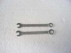 Llaves combinadas de encendido vintage Craftsman 15/64" - 1/4" y 1/4"-9/32" USADAS - Imagen 1 de 2