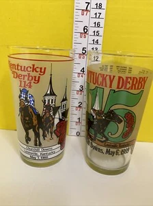 Vaso/vaso vintage Kentucky Derby Churchill Downs 1988 y 1989 como nuevo - Imagen 1 de 8