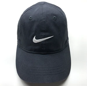 Nike Club Cap Baseball Cap Blue Boys Kids 4-7yr OSFM Adjustable White Logo - Picture 1 of 13