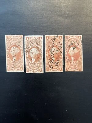 US Stamp Scott #R66a...REVENUE CONVEYANCE 1 DOLLAR Used-choose 1 Stamp Only - Image 1 of 2