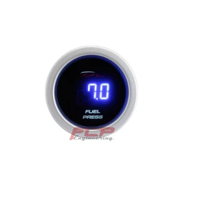 DEPO RACING DIGITAL BLUE SERIES FUEL PRESSURE GAUGE 52mm D-BL5267 - Picture 1 of 1