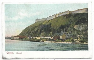 Postal de la ciudad de Quebec Quebec ciudadela borde blanco sin usar - Imagen 1 de 2