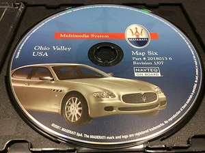 MASERATI NAV GPS DVD CD DISK MAP SIX 1/07 OHIO VALLEY MASERATI NAVIGATION #CD66 - Bild 1 von 1