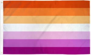 Lesbian Flag 3x5ft 75D Ultrabreeze LGBTQIA Lesbian Pride Flag LGBT Pride 3x5 - Picture 1 of 2