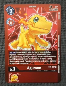 Digimon TCG - Agumon - Promo Alternative BT5-007 ENG NM - Picture 1 of 2
