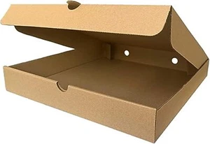 We Can Source It Ltd - 10 Zoll Pizzabox Kraft braun - Packung mit 10/25/50/100 - Bild 1 von 4
