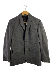 A.P.C. Coat M Wool Gry Plain - Picture 1 of 6