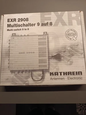 Kathrein EXR 2908 Multischalter für Sat-Anlagen  8 Anschlüsse, erweiterungsfähig - Bild 1 von 4