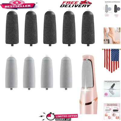 Paquete de 9 cabezales de rodillo Pedi personalizables impecables para pedicuras perfectas en el hogar Foto 1 de 4