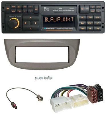 Blaupunkt USB DAB SD MP3 Bluetooth Autoradio für Renault Twingo ab 2012 beige-gr - Bild 1 von 4