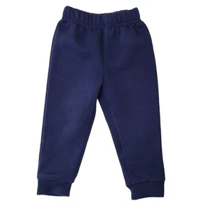 Felpa BearPaw blu navy 3T bambino morbido pile elastico in vita joggers - Foto 1 di 8