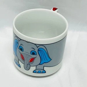 Vintage Elephant Wrap Around Ceramic Coffee Mug 10 Oz - Picture 1 of 9