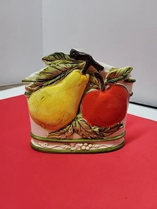 Japan Ceramic Mixed Fruit Napkin Holder Japan - Picture 1 of 6