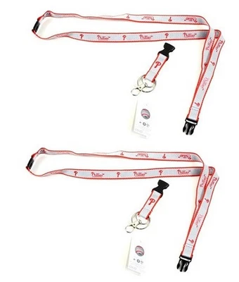 Philadelphia Phillies MLB Ultra Tech Lanyard 2 Pack - Image 1 of 2