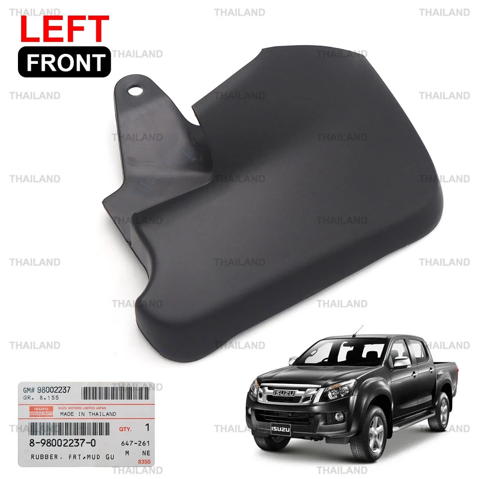 Front Lh 4wd Mud Flap Splash Guard For Isuzu/Holden D-Max 4x4 Rodeo 2003 - 2011 - Image 1 of 4
