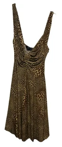 Vestido Norma Kamali Leopardo Slinky Swing Talla Grande - Imagen 1 de 4