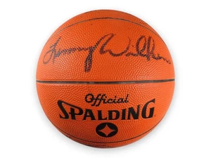 1984-85 Supersonics Signed Autographed Basketball Wilkens Sikma +6 JSA YY68897 - Picture 1 of 5