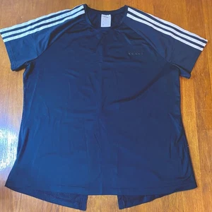 Adidas schwarz Herren XL Designed for Training Workout T-Shirt feuchtigkeitsableitend Schlitz hinten - Bild 1 von 8