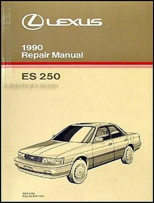 1990 Lexus Es 250 Réparation Manuel Original Shop Service Livre OEM Dealer Usine - Photo 1/2