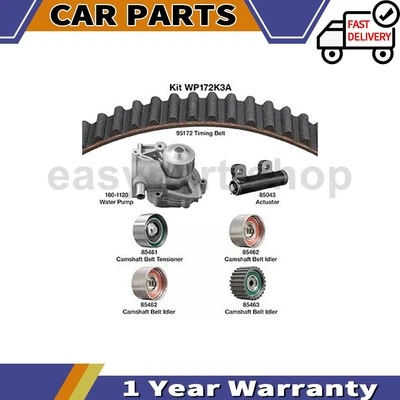 Комплект ремней ГРМ двигателя Dayco с водяным насосом подходит для Subaru Impreza 1993 1995 1996 годов выпуска - Изображение 1 из 2