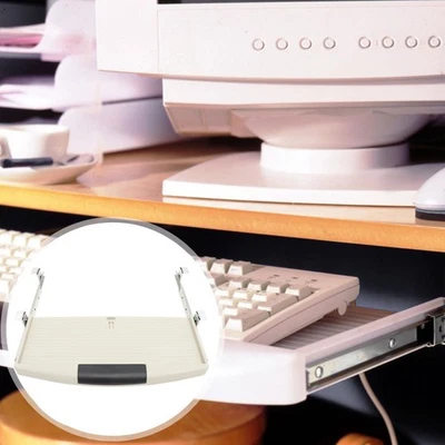 Space Saving Keyboard Storage Box Drawer Type For Office Desks - Image 1 of 4