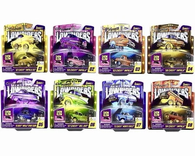 CarTuned Lowriders SHOW GLOW Serie 1 Juego de 8 L.E.D. Ilumina 1/64 SIN PERSECUCIÓN Foto 1 de 3