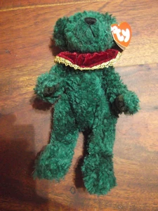Ty Vintage 1993 Classic Attic Treasure Laurel The Green Bear with Tag - Picture 1 of 4