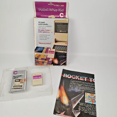 Vintage VTech Talking Whiz Kid Vocabulary Builder 2 C  Adventures of Outer Space - Image 1 of 4