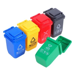 5 Pcs Mini-Mülleimer Mini-Schreibtisch-Mülleimer Miniatur-Mülleimer - Bild 1 von 12
