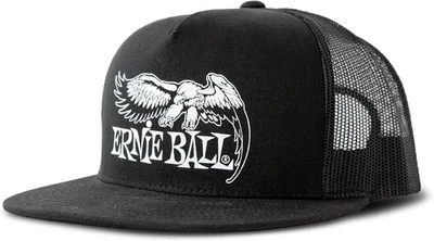 Gorra Ernie Ball Eagle Logo Trucker negra lisa  Foto 1 de 2