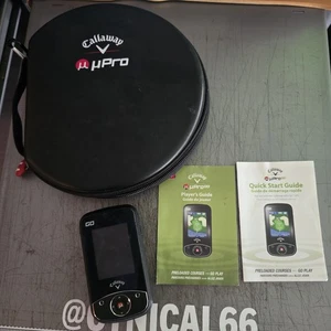 Callaway uPro GO Golf telemetro GPS con custodia testato funziona - Foto 1 di 9