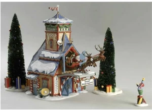 Dept 56 North Pole Series "Santa's Sleigh Launch" #56734 - Picture 1 of 5