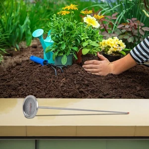 Sumérgete profundamente en tu pila de compost con este termómetro de suelo de sonda larga - Imagen 1 de 15