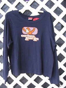 NEW 3X jr cut CURIOUS GEORGE t shirt NAVY long sleeve - Picture 1 of 3